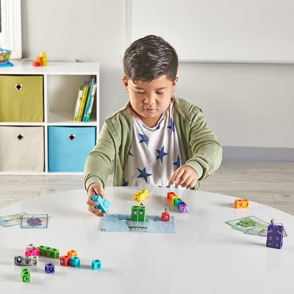 Official Numberblocks MathLink Cubes Activity Set - Enhance Math Skills Safely