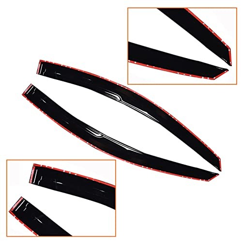 Window Visors Rain Guards Deflectors - 4-Pack Side Window Deflector Vent Shade
