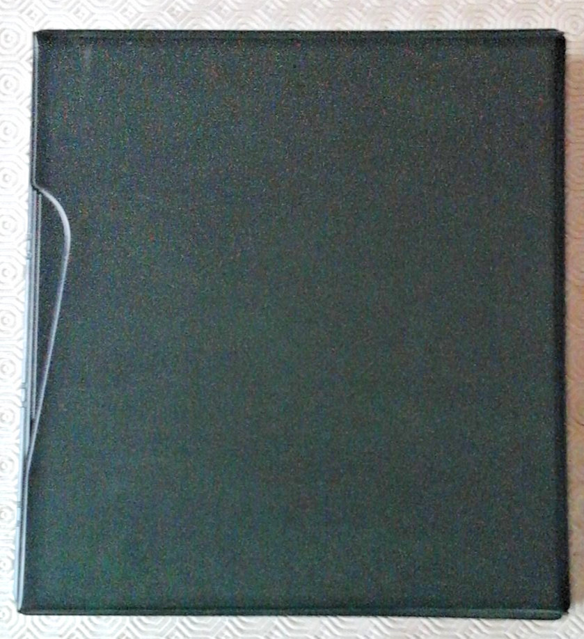 GREEN LUX PADDED 22 RING 55 PRINTED pages,  CDS STAMPS 71/85 with slipcase inEXC