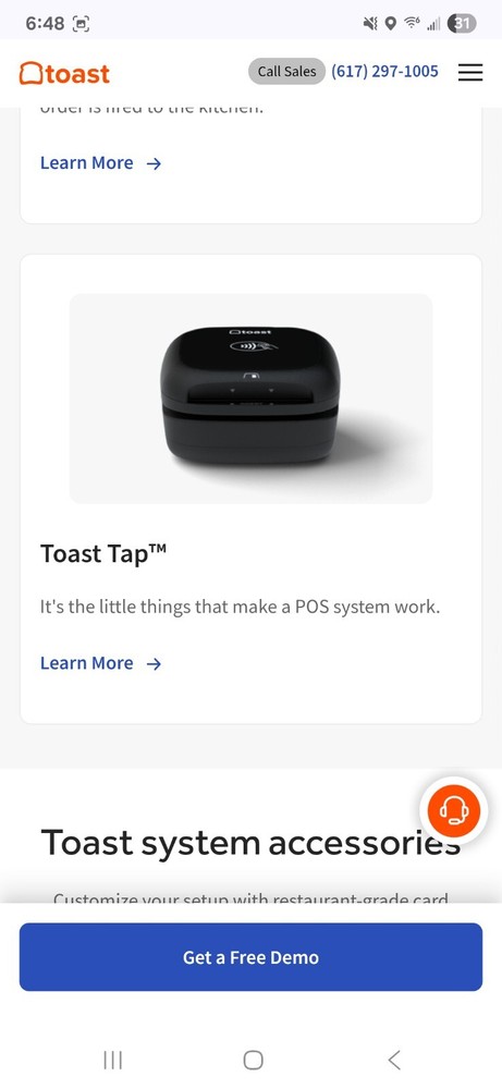toast POS complete sales system