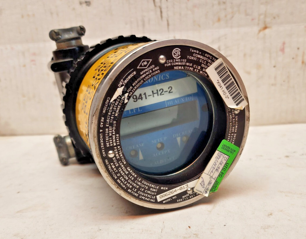 Det-tronics U9500 A1004 Combustible Gas Sensor W/Explosion-proof enclosure