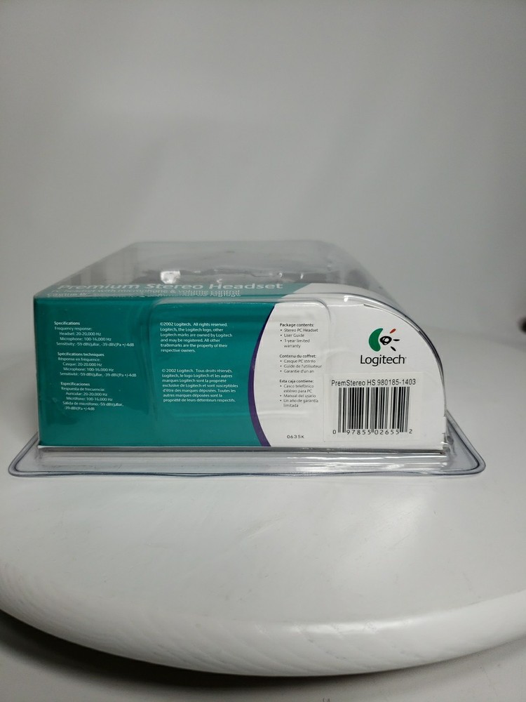 Opened Box Logitech Premium Stereo Headset # 980185-1403