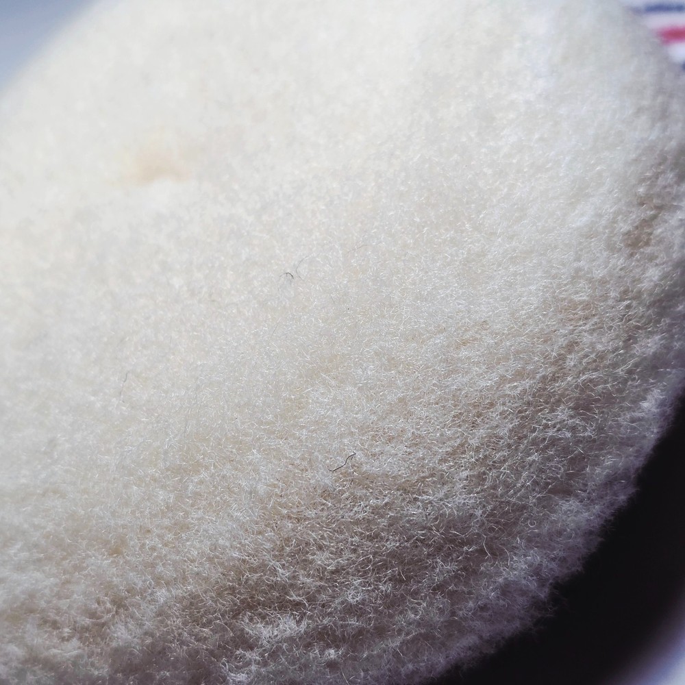 3M 30040 Perfect-It Low Lint One Sided Wool Compounding Pads, 4in, 2 Pack