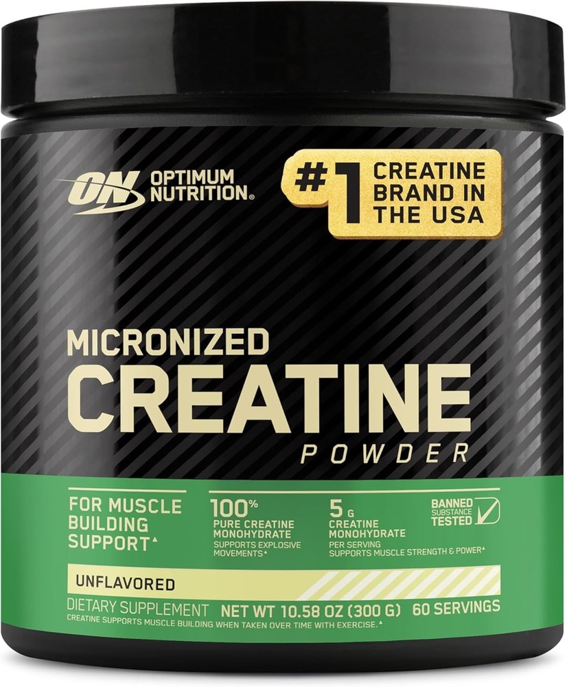 Unflavored Micronized Creatine Monohydrate 300g - 5g Pure Creatine Per Serving