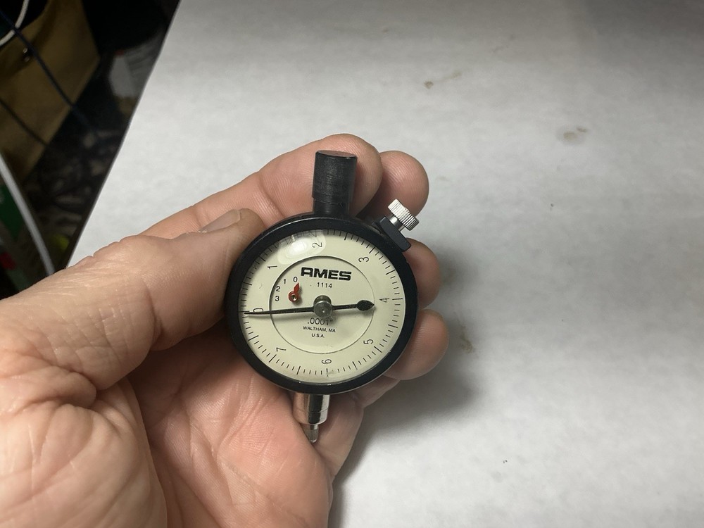 Ames 705 Flat Back Dial Indicator .001", Made in USA
