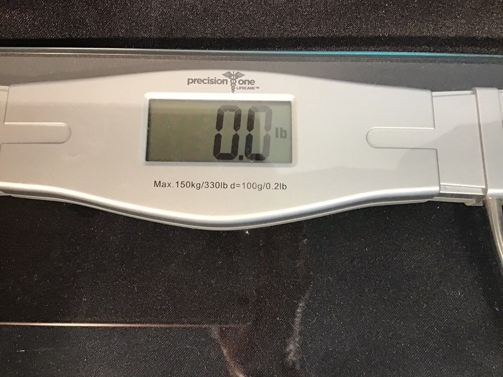 Persision One Life Scale Bathroom Scale clear glass