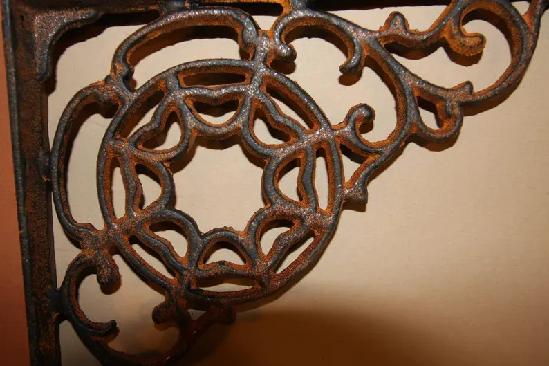 SHELF BRACKETS,Spider Web design,corbels,shelf braces,kitchen decor B-07