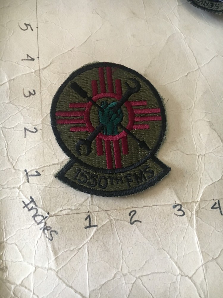 USAF 1550th FMS Squadron subdued patch 6/5/25
