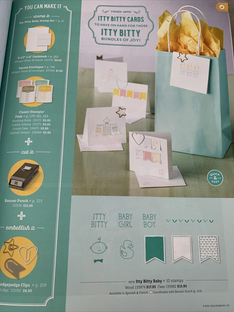 stampin up idea book catalog