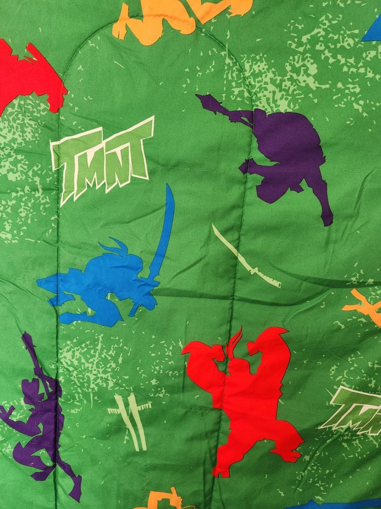 TMNT Comforter, Reversible, Appr 82"×65"