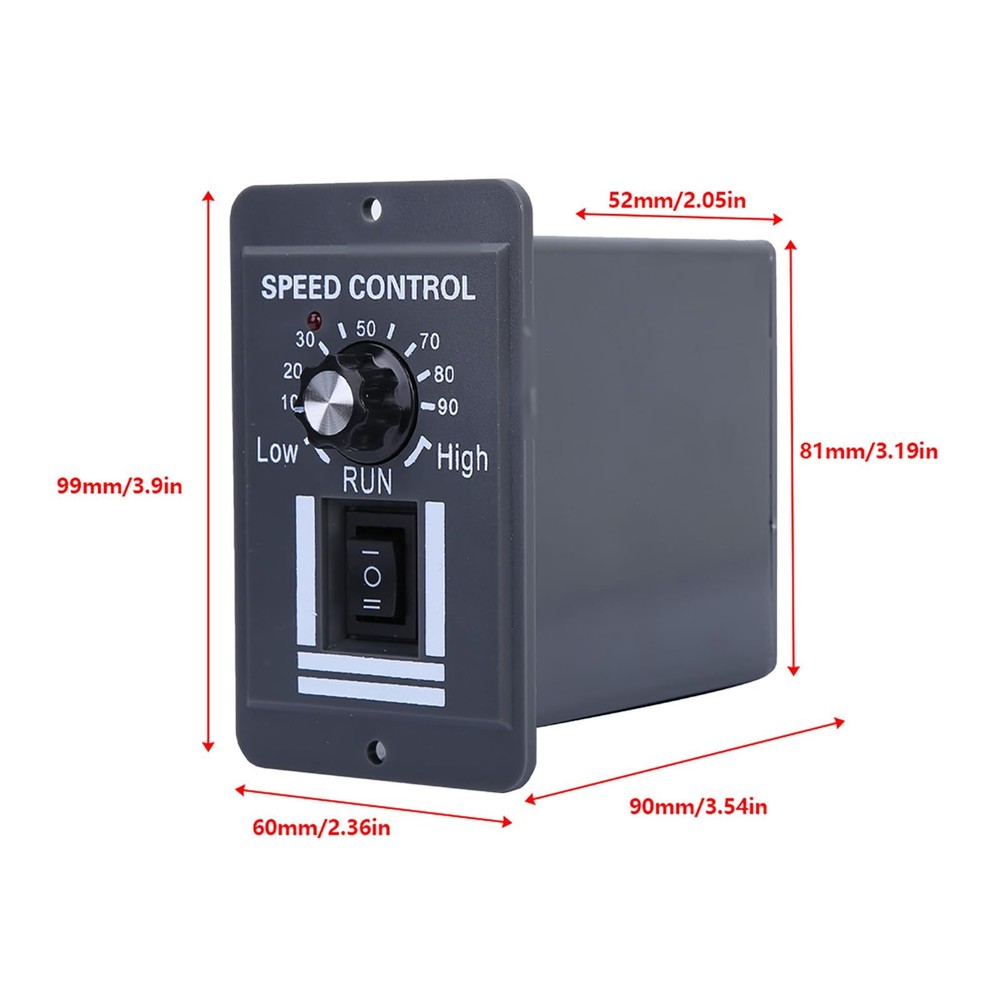 1260V 40A DC Motor Speed Controller PWM CW CCW Reversible Switch Trolling