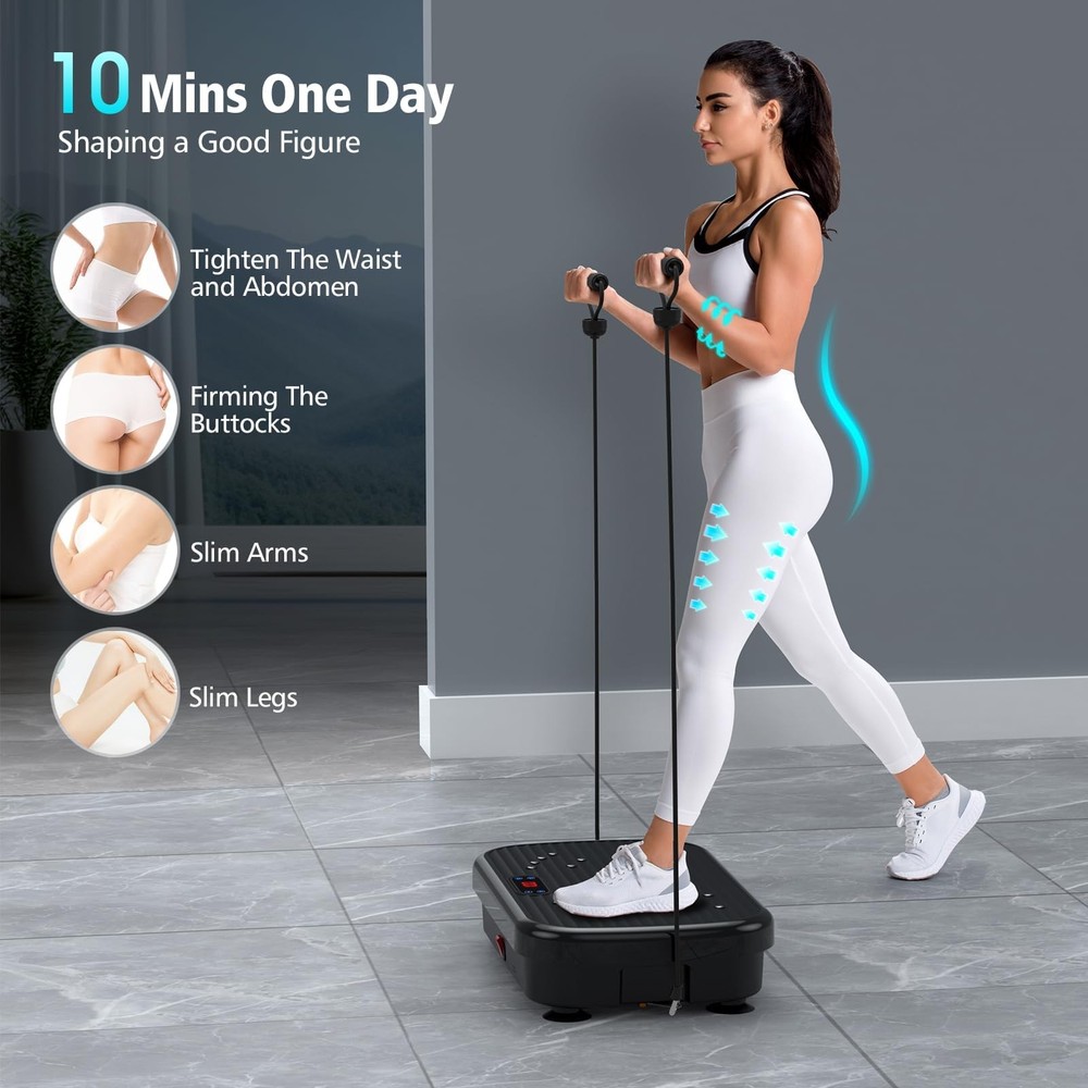 Vibration Plate Exercise Machine, Vibration Plate for Lymphatic Drainage 330 ...