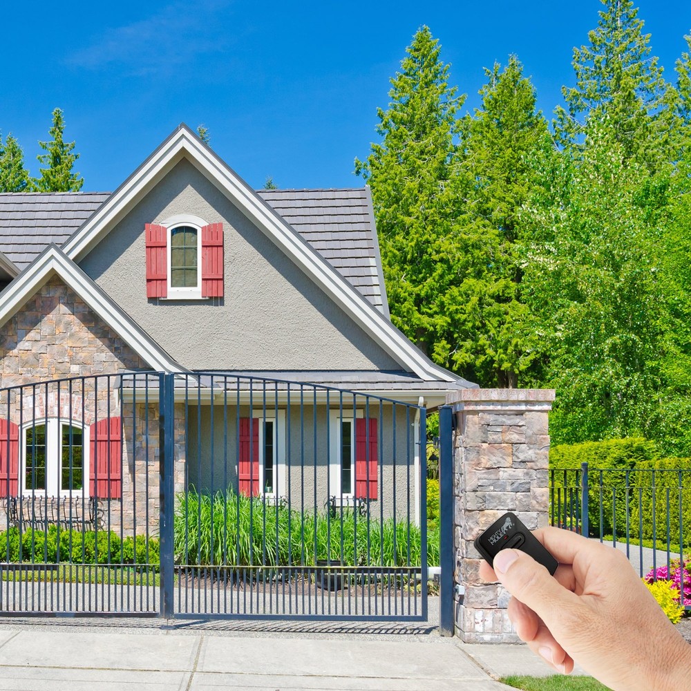 Gate Opener Remote Single Button Mighty Mule Black