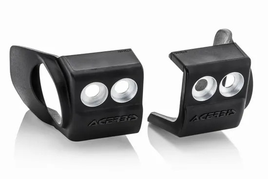 Acerbis Black Fork Shoe Boot Protector Pair KTM 150 SX 16-22
