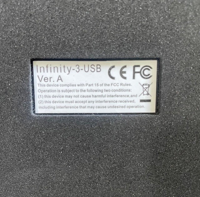 VEC Infinity 3 USB Foot Pedal Control