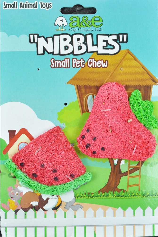 A&E Nibbles Small Animal Pet Chew Watermelon