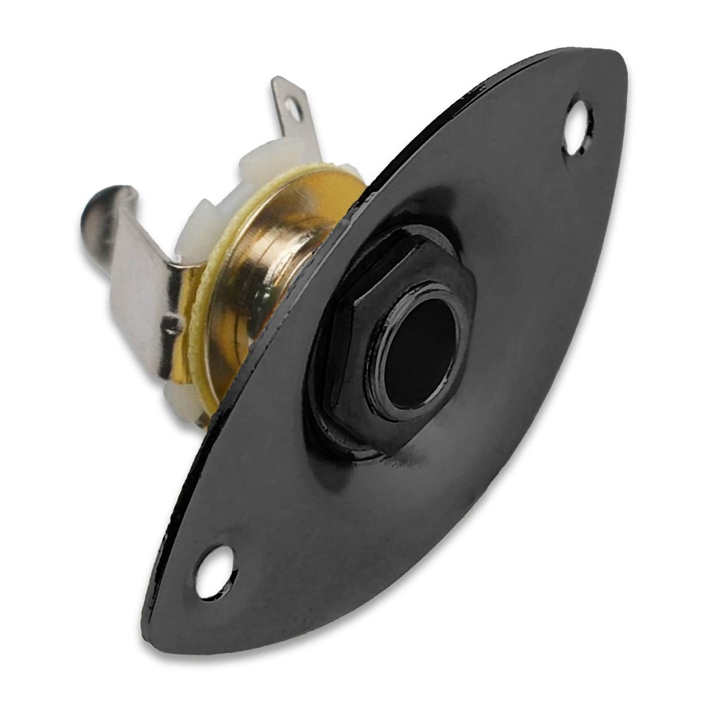 MAXCHEER 1/4 Oval Guitar Jack 6.35mm Output Input Plug Socket for Mono Electr...