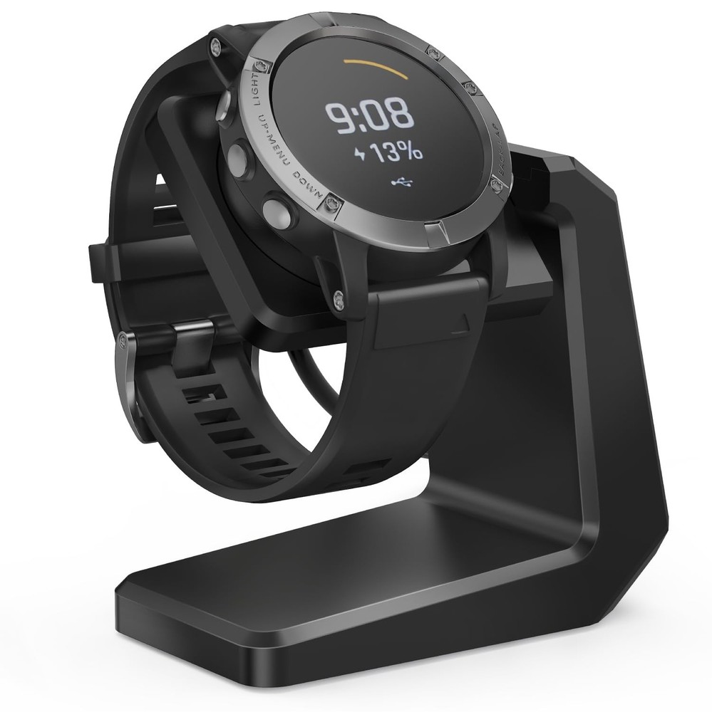 Multi-Angle Adjustable Charger Stand for Garmin Smart Watches - Universal Compat