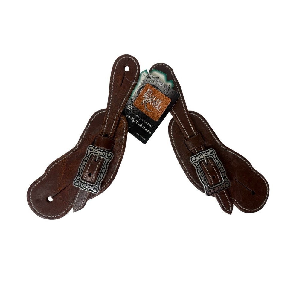 Billy Royal Oiled Hermann Oak Brown Adjustable Spur Straps