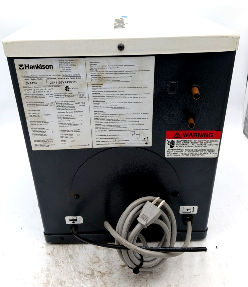 Hankison HPR5-10 Refrigerated Air Dryer
