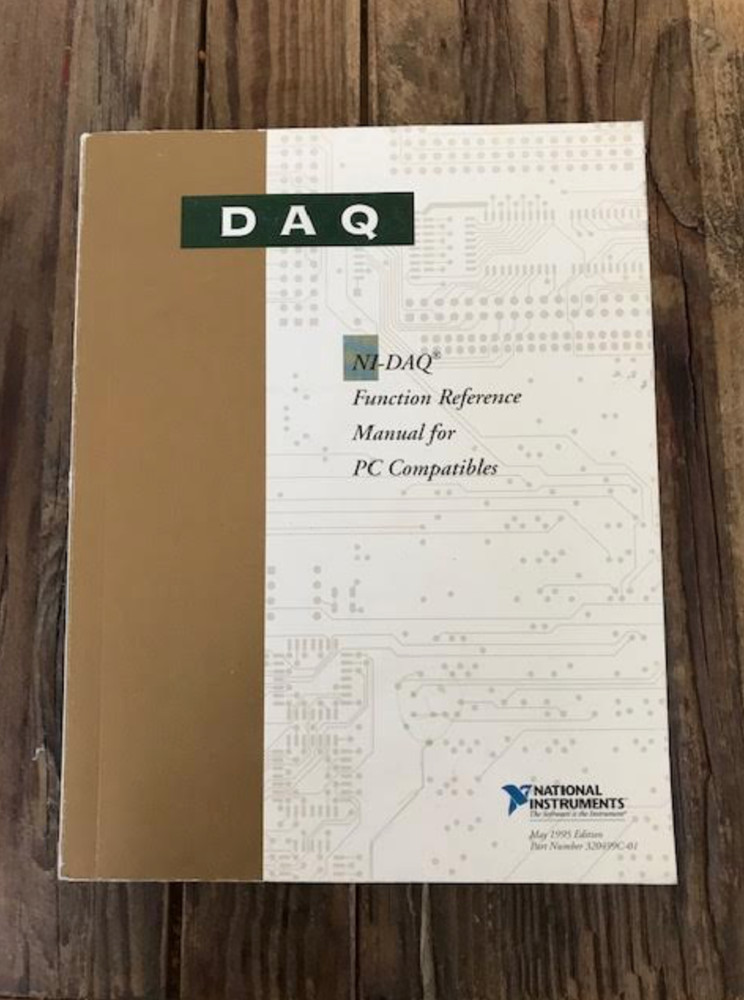 Ni-Daq function reference manual for pc compatibles