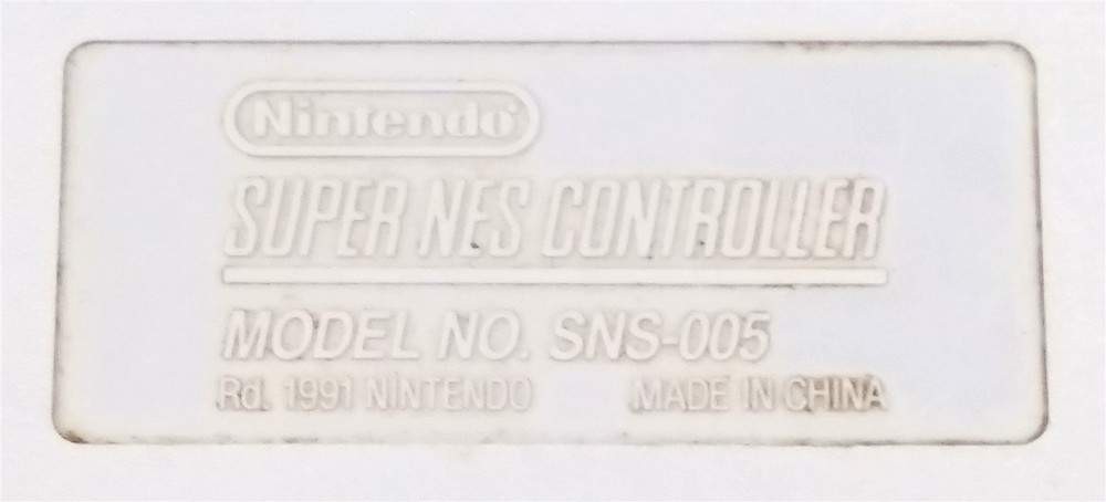 ⭐️⭐️⭐️⭐️⭐️ OEM Super Nintendo SNES Controller SNS-005 Grade C