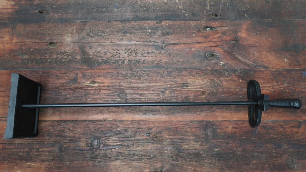 4pcs Fireplace Set Fire Tools Black H 27.5"