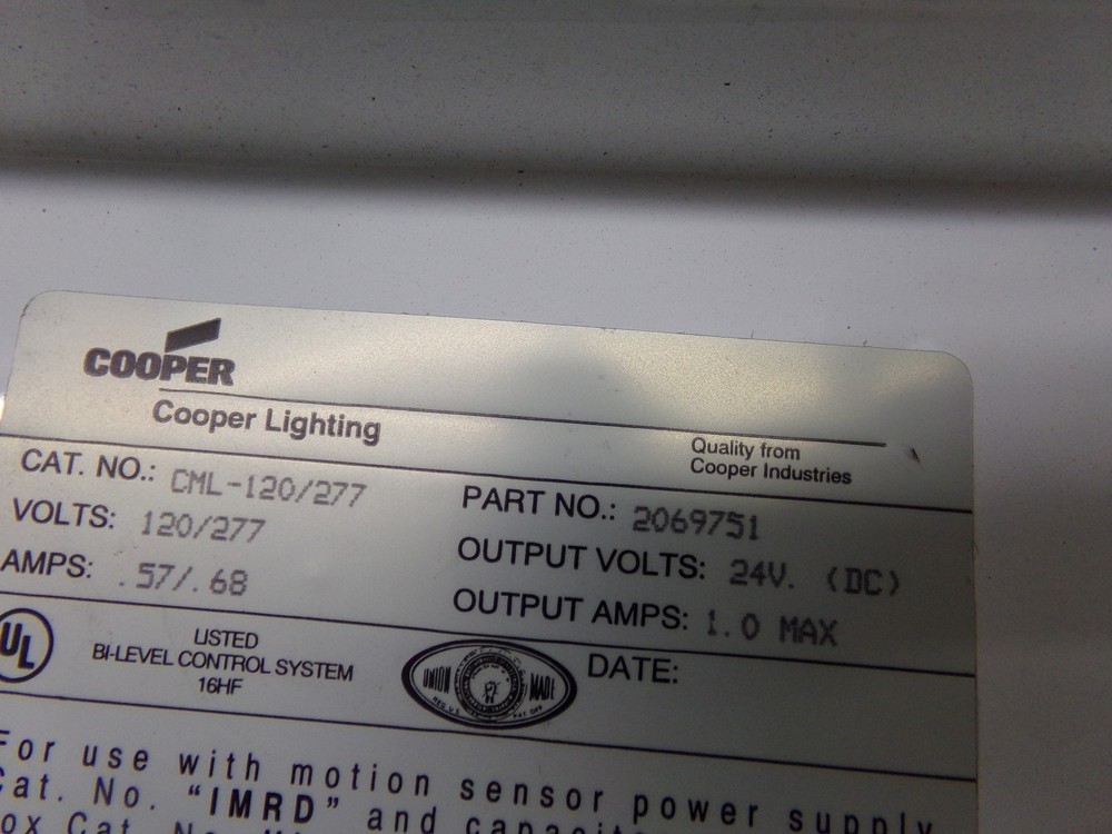 Cooper Lighting 2069751, 7011A97 *Free Shipping*