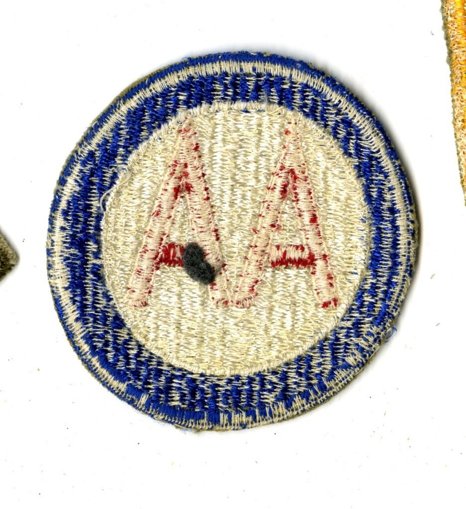 Antiaircraft Command White Back Patch WWII Vintage