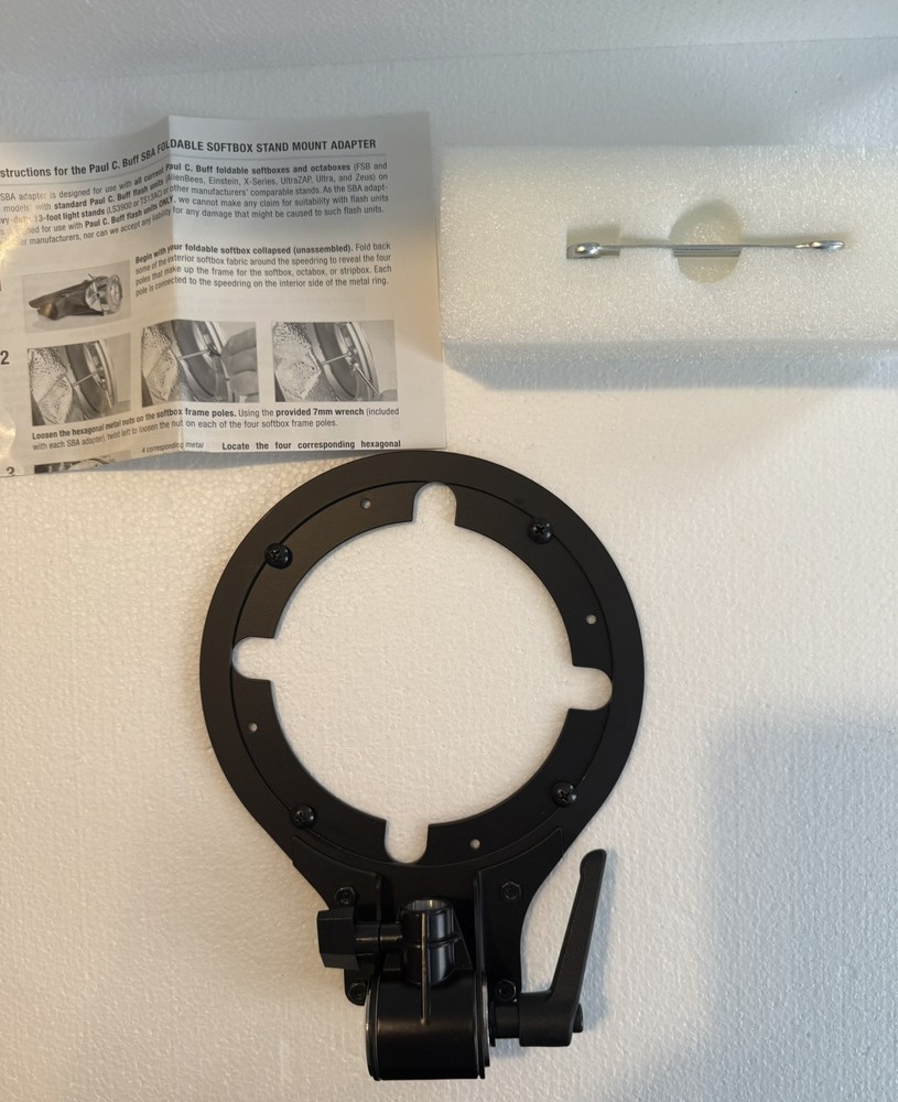 PAU C BUFF Foldable Softbox Stand Mount Adapter Part Number: SBA