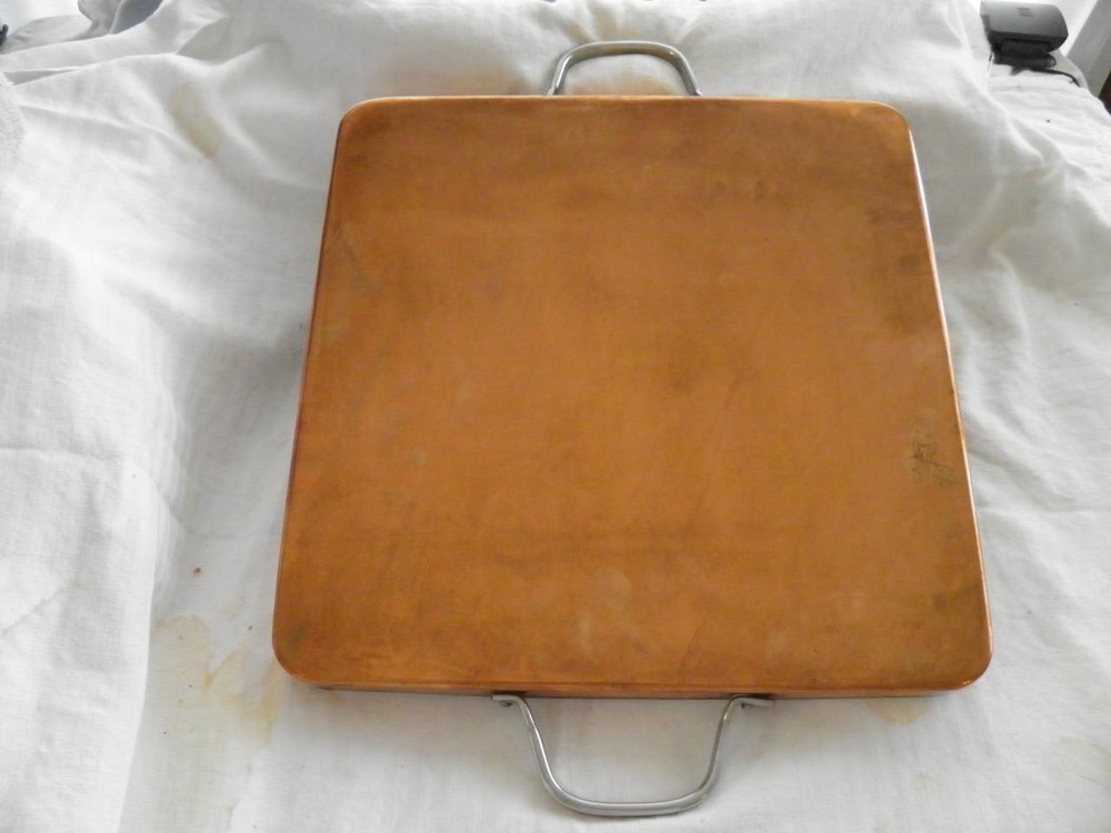 20" X 20" X 4" COPPER COOKING/SERVING PAN/TRAY
