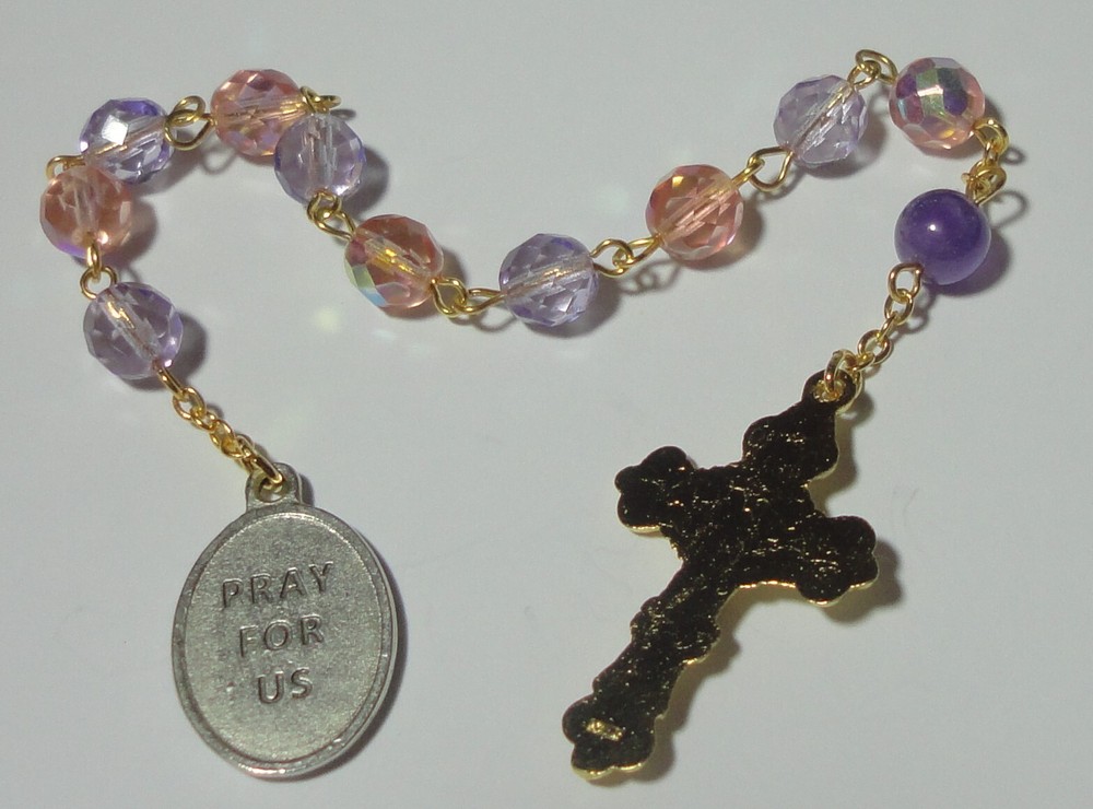 St Veronica Single Decade Rosary - Photographers, Textiles, Laundry Workers