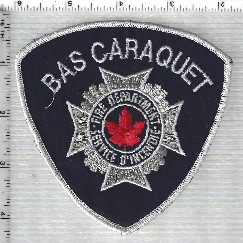 Bas Caraquet Fire Department (New Brunswick, Canada) Shoulder Patch