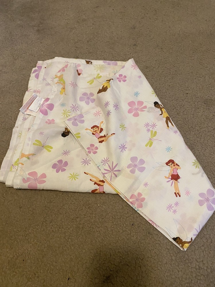 disney tinker bell toddler bed sheet