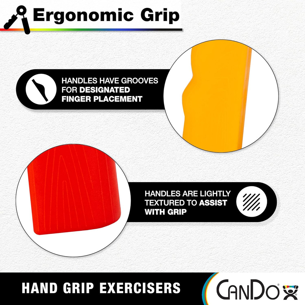 Hand Grip Exerciser Pair-Green, Medium New