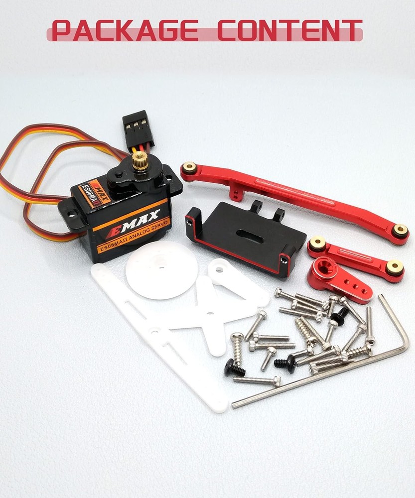 RC Servo EMAX Steering with Mount Bracket and Arm Combo Pack 3
