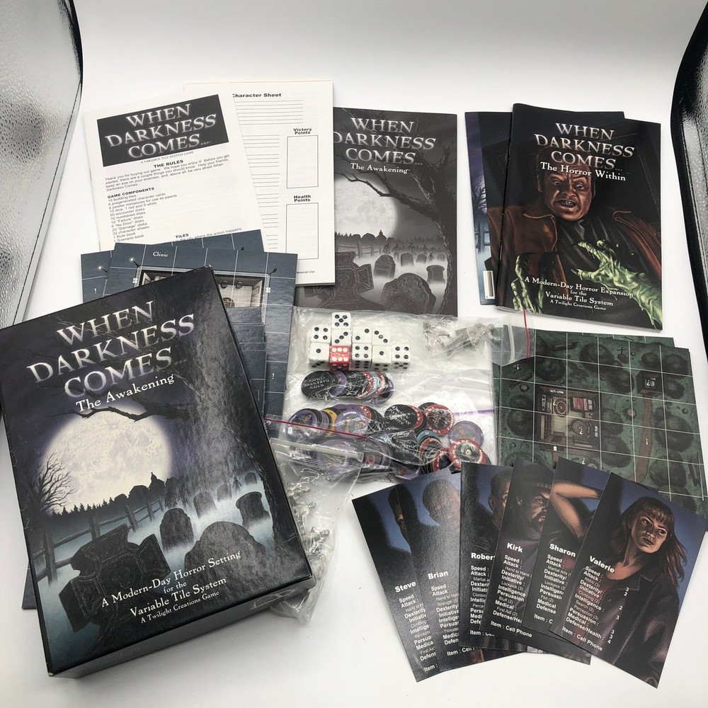 When Darkness Comes Awakening & Horror Within Expansion Variable Tile Tabletop