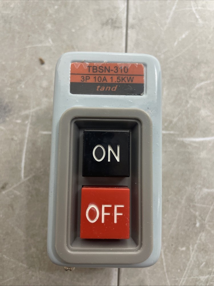 TBSN-310 Tend Push Button Switch 10A 1.5Kw