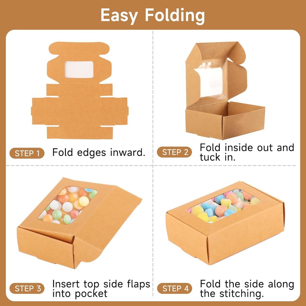 Kraft Soap Boxes with Window for Packaging