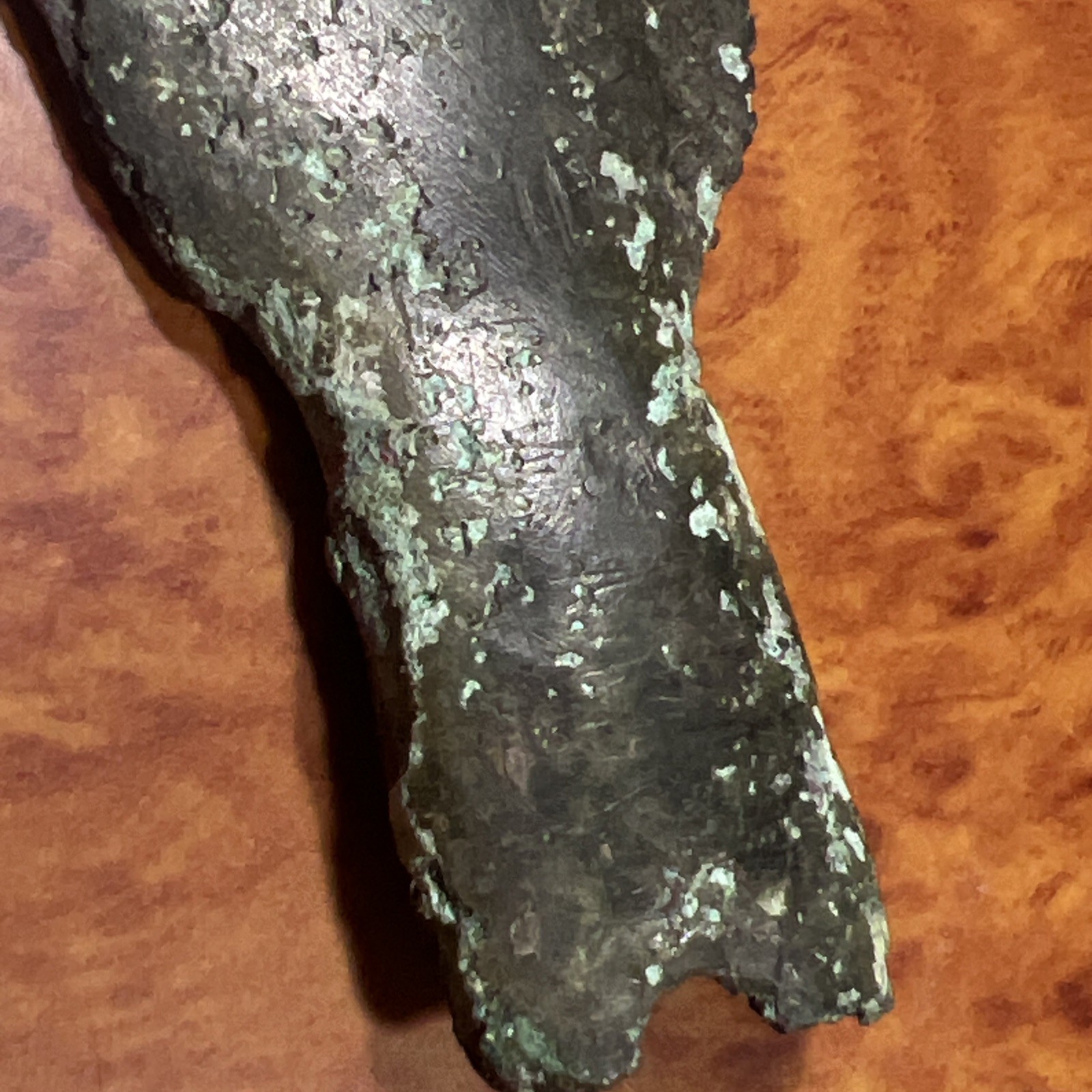Exceptional Copper Culture Native Copper Socketed Ovate Spear, Great Lakes