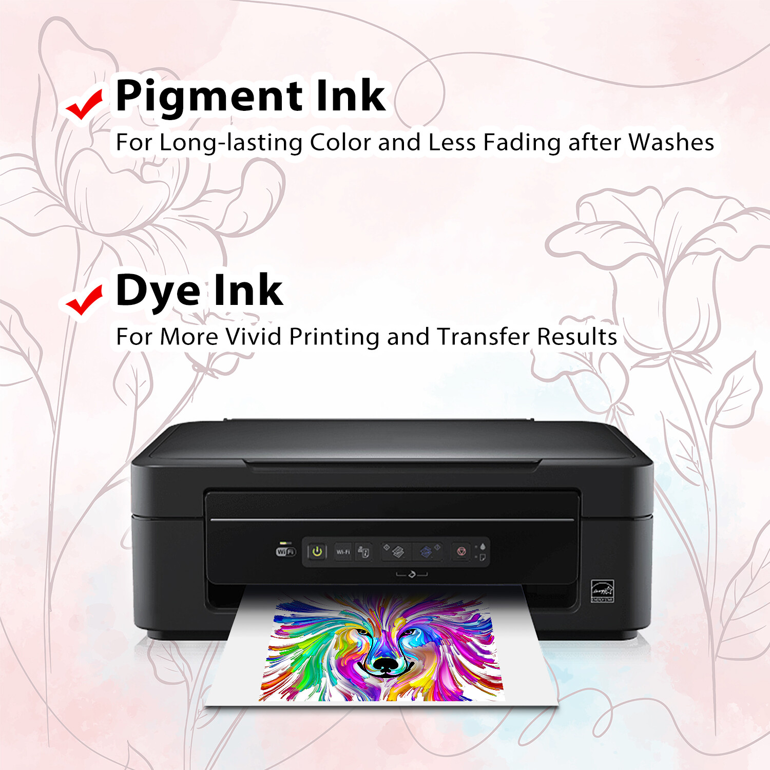 A-SUB Inkjet Printable DARK Fabric Iron-On Heat Transfer Paper Cotton 10 Sheets