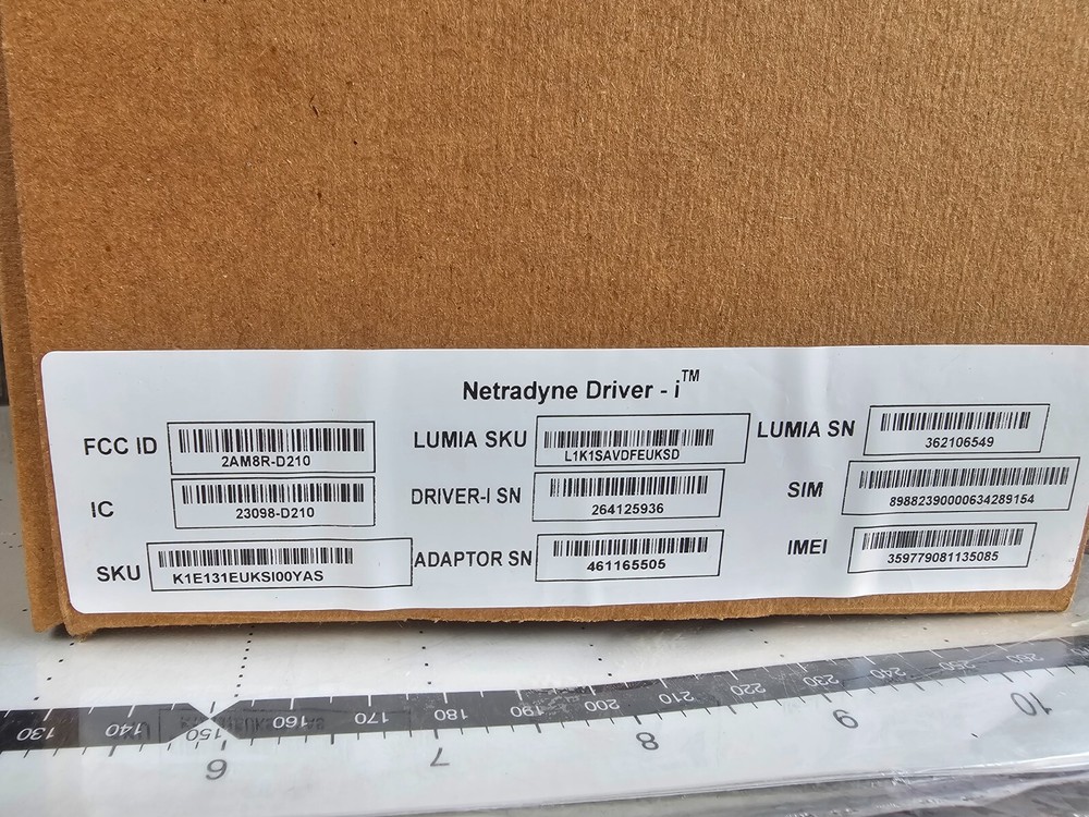 NETRADYNE DRIVER DASHBOARD DRIVER I DUAL FLEET DASHBOARD CAMERA AND MODULE D-210