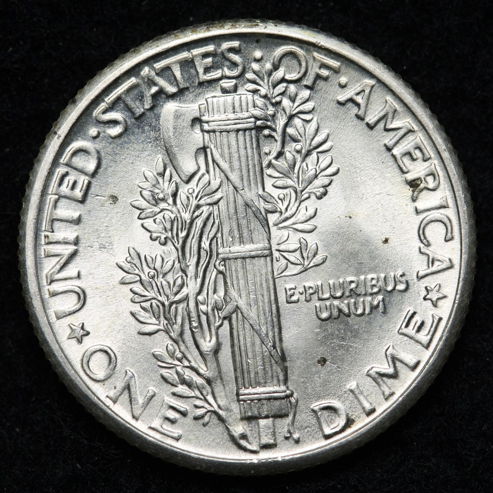 1927 Mercury Silver Dime GEM BU *UNCIRCULATED* MS FB E168 KLM