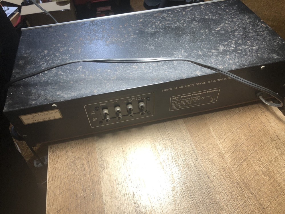 Vintage MCS - Modular Component Systems Stereo Frequency Equalizer No.3030