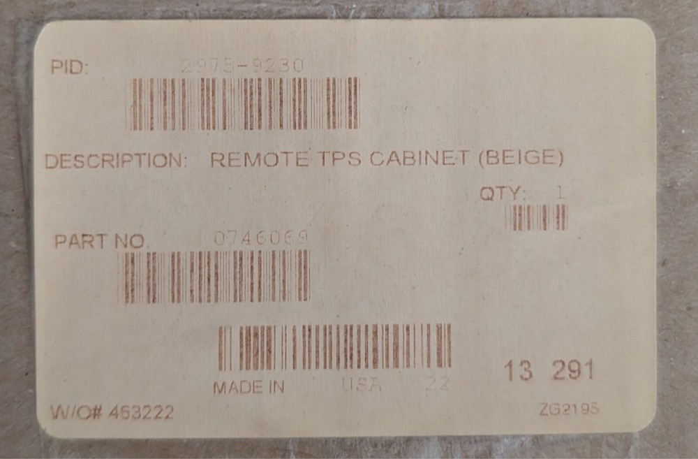 Simplex 2975-9230 Remote TPS Cabinet (Beige) - SAME DAY SHIPPING