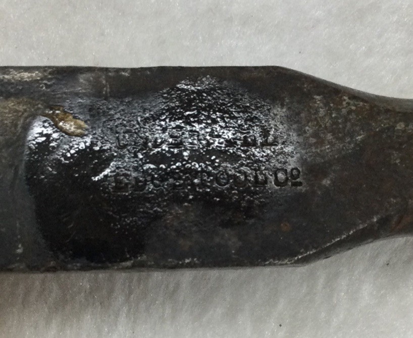 Vintage Underhill Edge Tool 1” Timber Framing Chisel, Wood Handle Missing