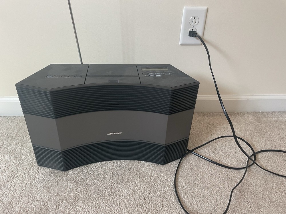 Bose Acoustic Wave Music System w/ 5-CD Multi-Disc Changer - TESTED - Gray