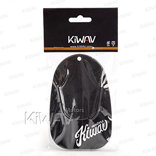 Motorcycle Kickstand Pad Plate Support Accessory - Black - Black Kickstand Pad