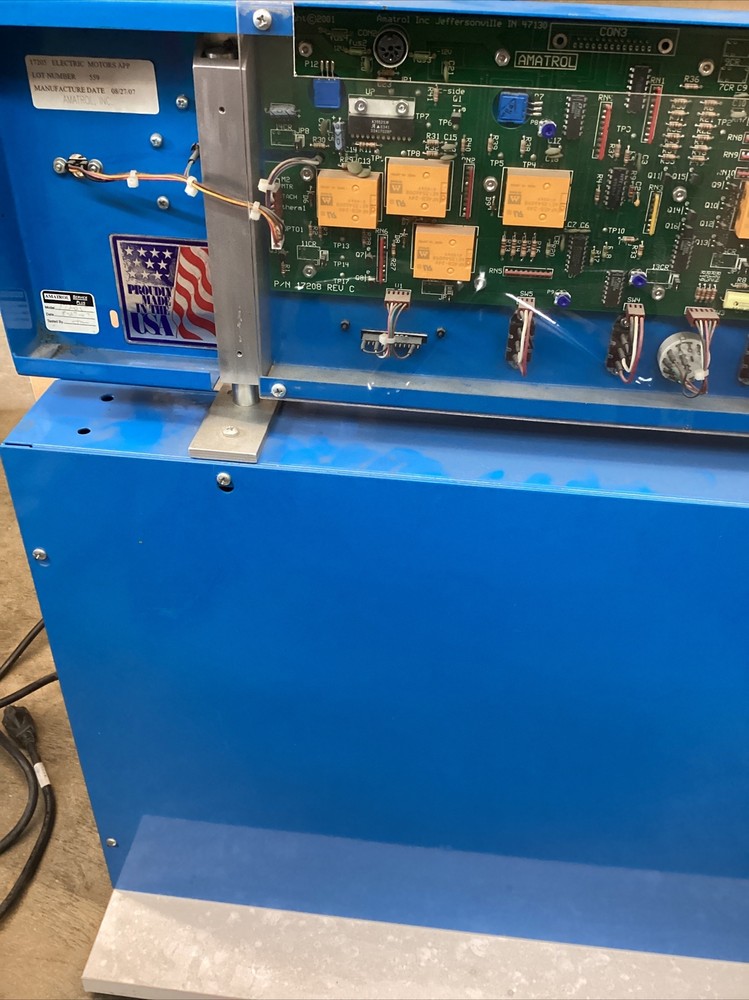 Amatrol Programmable Controller System Motor App.panel #17205