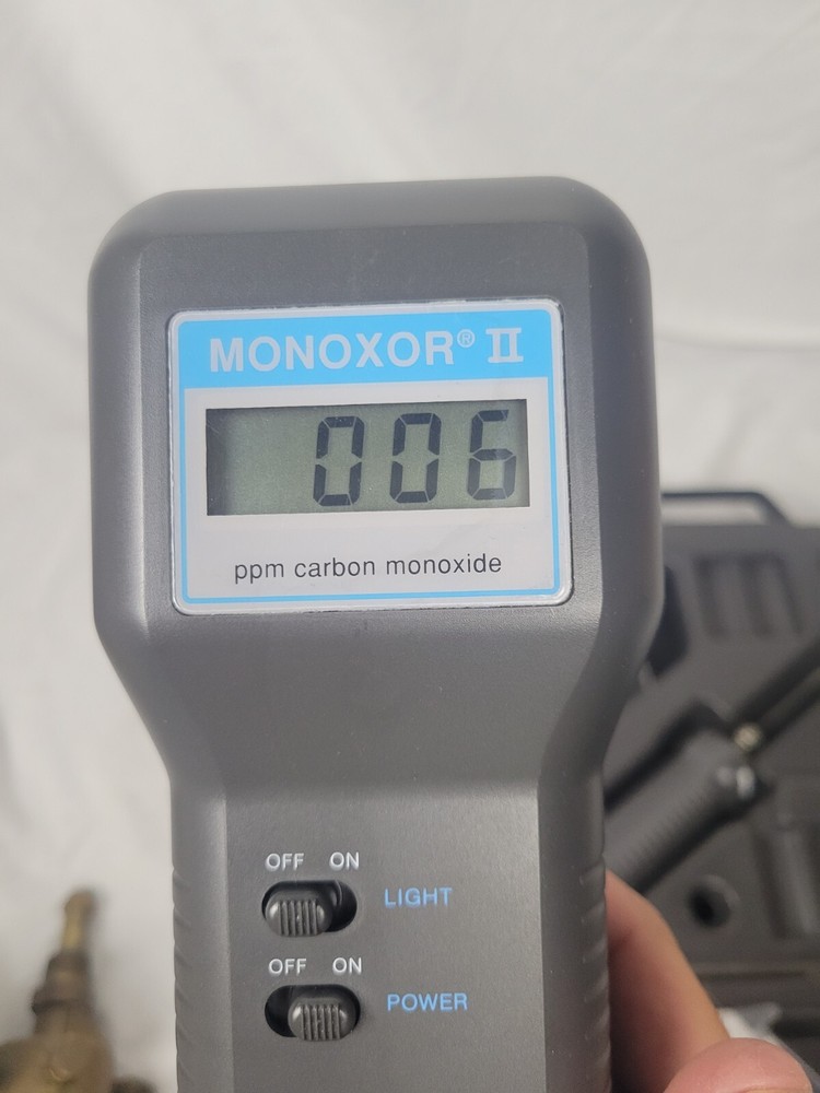 Bacharach Monoxor Electronic Gas Analyzer Tested
